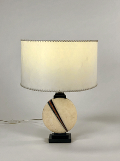 Lámpara Deco en mármol taraceado - Mayflower