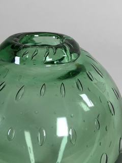 Vaso de cristal sodado verde - comprar online