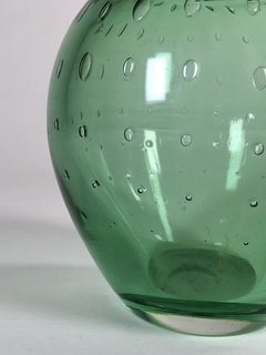 Vaso de cristal sodado verde - tienda online