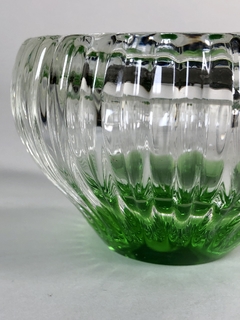 Cenicero en cristal transparente y verde en internet