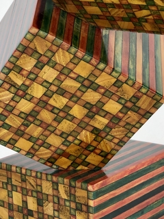 Escultura cubos en madera - comprar online