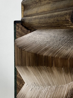 Obra libro antiguo plisado con marco - Mayflower