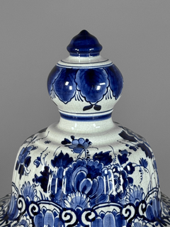 Imagen de Potiche porcelana Holandesa Delft, Siglo XIX