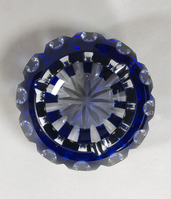 Cenicero cristal azul - Mayflower