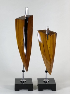 Escultura en madera y acrílico - tienda online