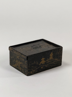 Caja China en madera con tapa deslizante