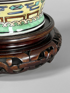 Lámpara de Porcelana China Familie Verte Siglo XIX - comprar online