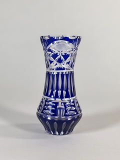Florero en cristal azul y transparente - Mayflower