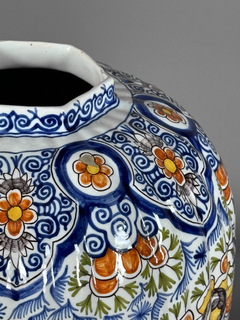 Imagen de Potiche Holandes en porcelana Delft , Siglo XX