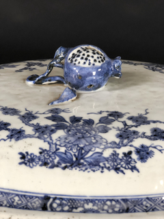Sopera de porcelana China con presentoire - comprar online