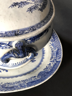 Sopera de porcelana China con presentoire - Mayflower