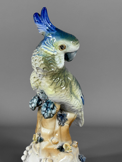 Cacatúa en porcelana italiana - comprar online