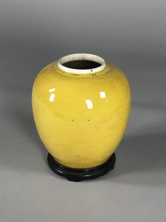 Potiche Chino porcelana amarilla en internet