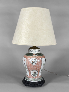 Lámpara porcelana China Famille Verte - comprar online
