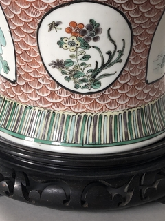 Imagen de Lámpara porcelana China Famille Verte