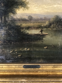 Pintura al oleo sobre tela de James Stark - Mayflower
