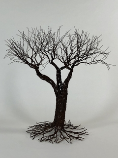 Escultura árbol, diseño de Jesús Lillo.