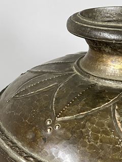 Bowl Indú en bronce empavonado, Siglo XX - Mayflower