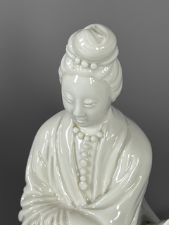 Figura China en porcelana blanca - Mayflower