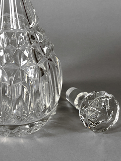 Botellón en cristal tallado y facetado - comprar online