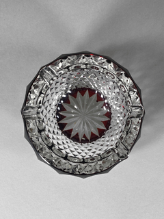 Cenicero cristal tallado y facetado - Mayflower
