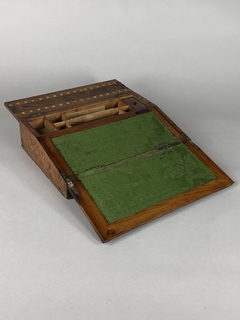 Caja escribanía inglesa en caoba, satinwood y marqueterie en internet