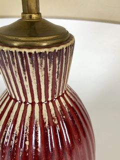 Lámpara en cerámica sang de boeuf en internet