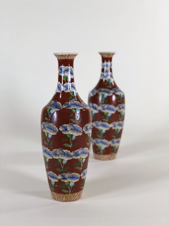 Par de Vasos Chinos porcelana - comprar online