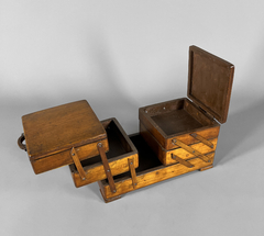 Caja de trabajo Inglesa en madera, principios Siglo XX - comprar online