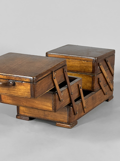Caja de trabajo Inglesa en madera, principios Siglo XX - Mayflower