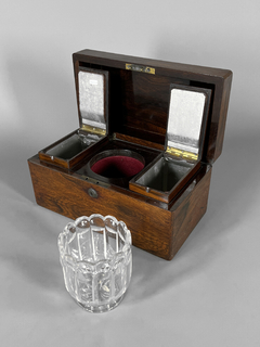 Imagen de Caja Tea Caddy Inglesa época Jorge IV en rosewood. Circa 1850