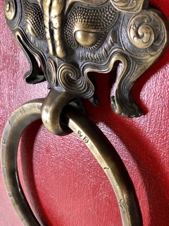 Herraje Chino en bronce enmarcado - Mayflower