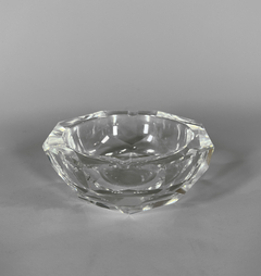 Cenicero octogonal en cristal facetado