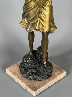 Escultura Alemana en bronce, Circa 1890