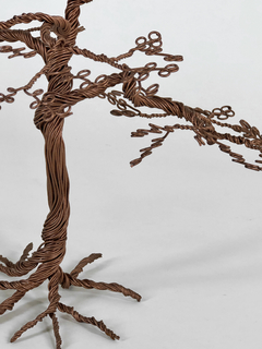 Escultura Árbol en alambre cobreado - tienda online