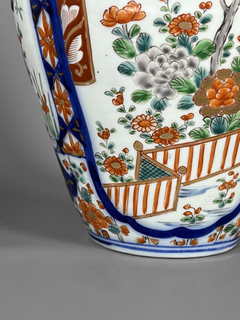 Vasos en porcelana Samson con motivos florales y aves - tienda online