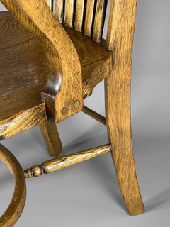 Sillones Ingleses Standard Armchair en roble Circa 1890 - Mayflower
