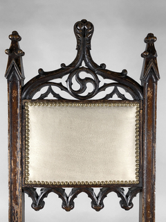 Sillas Inglesas estilo gótico Jorge IV en roble - comprar online