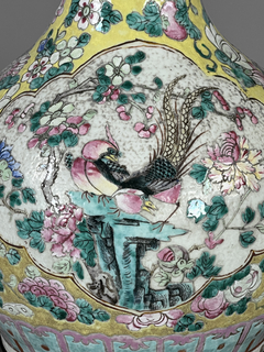 Lámpara en porcelana China época Kang Shi. Circa 1760 - comprar online