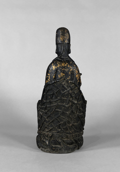 Escultura Dignatario madera policromada - Mayflower