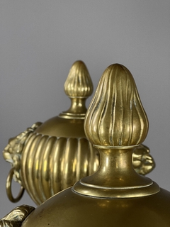 Morrillos Franceses época Louis XV en bronce - tienda online