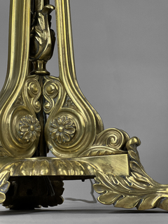 Lámpara Francesa época transición en bronce - Mayflower