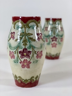 Par de vasos Ingleses en porcelana - comprar online