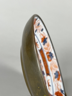 Plato porcelana Japonesa Imari con bronce Ormolú - comprar online