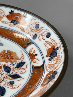 Plato porcelana Japonesa Imari con bronce Ormolú - tienda online
