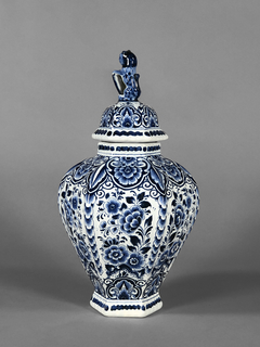 Vaso porcelana Holandesa Delft Siglo XX - comprar online