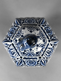Vaso porcelana Holandesa Delft Siglo XX - tienda online