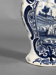 Vaso de porcelana Holandesa Delft - tienda online