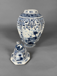 Potiche porcelana Holandesa Delft - comprar online