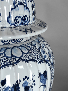 Imagen de Vaso porcelana Holandesa Delft Siglo XIX